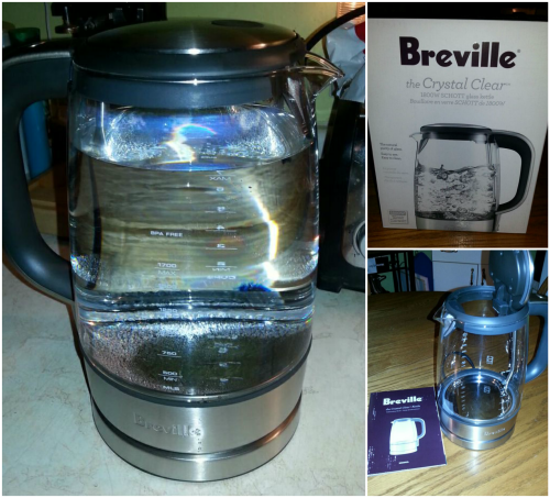 Breville Crystal Clear Glass Electric Kettle - BKE595XL