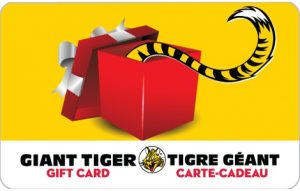 $100 Giant Tiger Gift Card