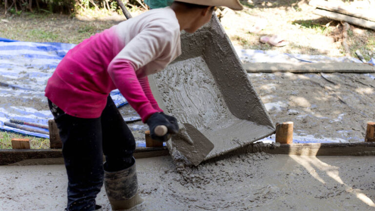 Woman construction worker