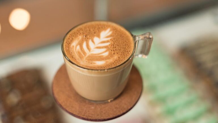 cup of coffee with latte art