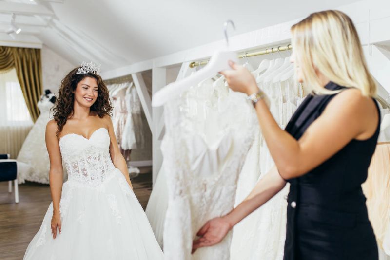 wedding dress shopping