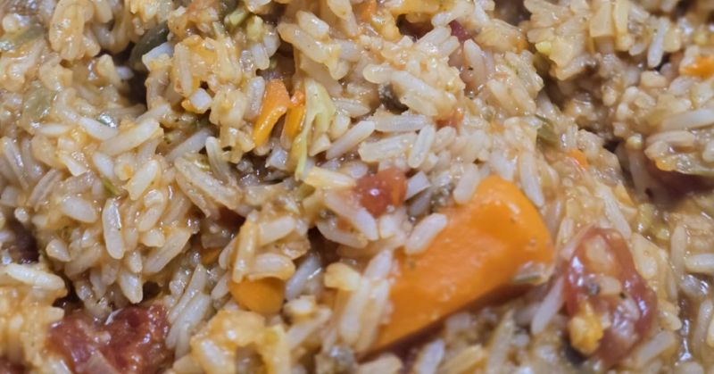 Spanish Rice with Ground Beef